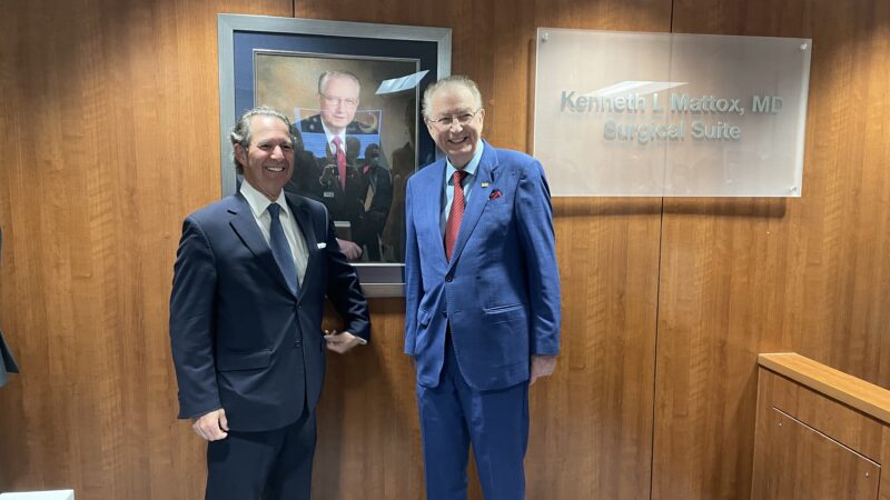Foundation Trustee Dr. Kenneth Mattox Honored with Surgical Suites